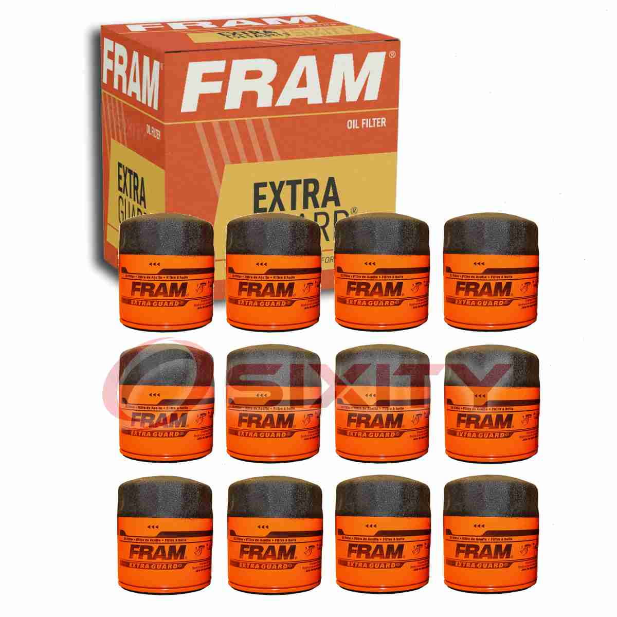 12 Pc Fram Ph3614 Extra Guard Engine Oil Filters For 2900535100 600 211