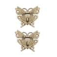 thumbnail image 3 of Vintage Style Latch Hasp, Durable Zinc Alloy Lock For Boxes  Cabinets, Includes Mounting Screws, 3 of 6
