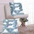 thumbnail image 6 of Cartoon Polar Bear and Glacier Patterns Throw Pillow Covers 18x18 Inch 2 Packs Decorative Square for Living Room Couch Bed Sofa, 6 of 6