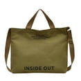 thumbnail image 1 of Bolso de hombro de lona Bolsa mensajera | Bolso de oficina de gran capacidad | Bolso cruzado vintage estilo japonés | Lona duradera, elegante para desplazamientos y eventos formales | Negro, 1 of 3