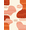 Orange, Pattern 3, variant on ODIKA 4'x6' Machine Washable Non-Slip Area Rug, Aztec Terracotta High Traffic Rug, Orange, 1085807