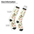 thumbnail image 5 of Balery Birds And Flowers Printed Novelty Socks Men's Women's Crew Socks Sports Socks Knee High Socks Cotton Socks Quirky and Cool Socks, 5 of 9