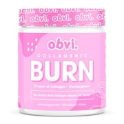 Obvi Collagenic Burn for Weight Loss, Collagen Peptides Infused Thermogenic Burner, 120 Capsules