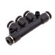 thumbnail image 5 of Acoplamiento De Las Conexiones Del Conector De La Línea De Aire Neumática De 5 Piezas Piezas - Negro 4mm 4 mm DYNWAVEMX Conexiones de conexión rápida de aire, 5 of 8