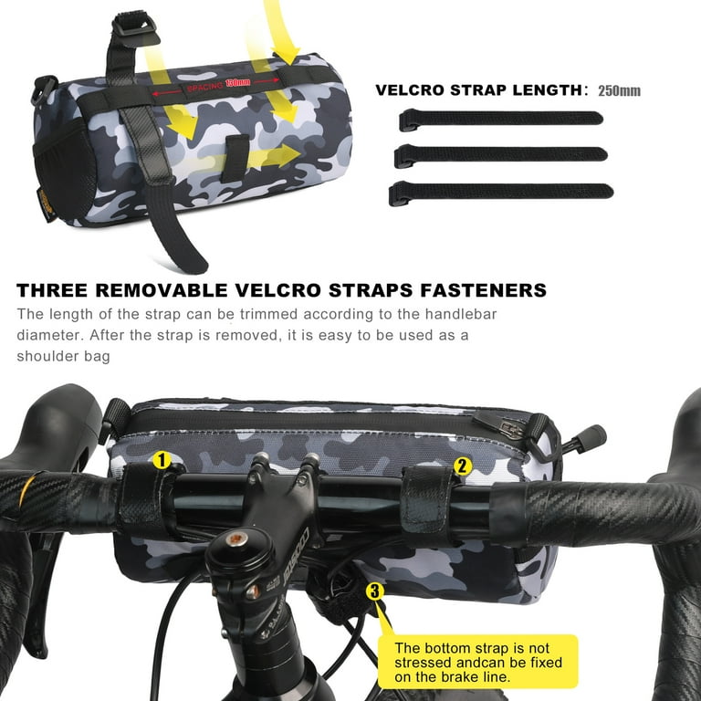 Velcro bike bag deals