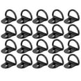 thumbnail image 1 of Unique Bargains 30 Pcs Ancrages en Forme de D Noirs pour Remorques de Voiture RV Bateaux, 1 of 3
