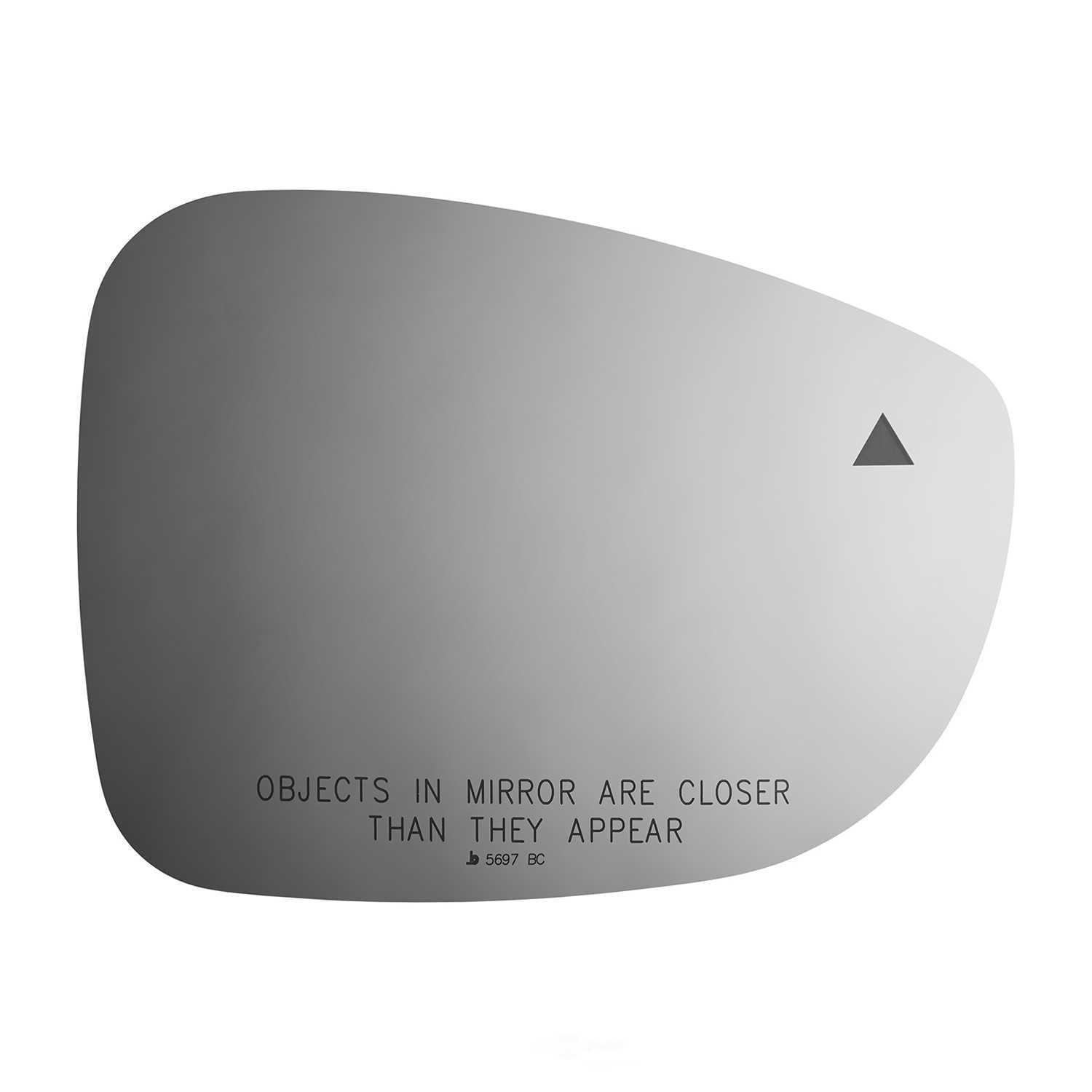 Burco Side View Mirror Replacement Glass - Clear Glass - 5697BC