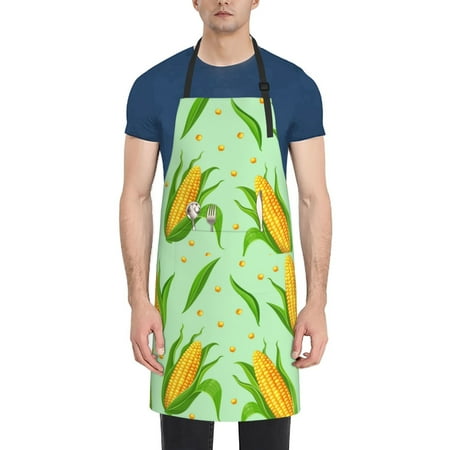 

Coaee Corn 7 for Waterproof Apron for Unisex Adult with Adjustable Bib Apron