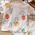 thumbnail image 4 of Zshosam Toddler Girl Pajamas Kids Satin Pajamas Sets Baby Boy Girl Button-Down Silk Sleepwear 2 Piece Short Sleeve Loungewear Clothes Set Size 1T 2T,(Light Pink 1-2 Years), 4 of 4
