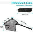 thumbnail image 2 of Fishing Net Floating Landing Net- Folding Fishing Net for Easy Fish Catch and Release, 2 of 7