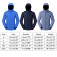 thumbnail image 5 of Vedolay Casual jacket Womens Casual Jacket Oversized Casual Distresse Mid Long Casual Jacket,Blue M, 5 of 5