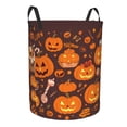 thumbnail image 2 of XMXT Collapsible Laundry Basket, Halloween Spooky Pumpkin Polyester Waterproof Laundry Hampers Dirty Clothes Hamper, 40L, 2 of 8