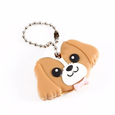 Identifier Key - WALFRONT Super Funky Dog with Pink Bowtie Key Caps Key Identifier Caps Key Covers, Key Cover, Dog Key Caps