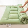 thumbnail image 4 of SLYNSHome Liquidation Protège-Matelas Format Simple Dessus Coussin Respirant Surmatelas 70x79x1.2 Pouces Housse de Matelas - Vert, 4 of 8