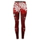 thumbnail image 4 of WILLBEST Leggings de Entrenamiento de Cintura Alta para Mujer, Suaves Y Elásticos, con Estampado Navideño Y Diseño de Bloques de Color, Cómodos Leggings de Fitness. Grande, 4 of 4