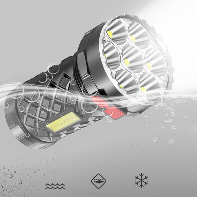 7COB + LED 400LM Linterna portátil USB Recargable Camping Senderismo Antorcha Sywqhk Para estrenar