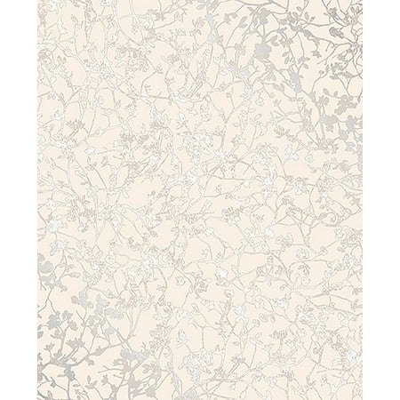 - Decorline Palatine Cream Leaves Wallpaper