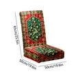thumbnail image 3 of ChicYu Christmas Elastic Chair Covers Festive Dining Living Room Party Chair Slipcovers Stretchable Fabric Cute Holiday Patterns Easy to Install Remove Wash, 3 of 6