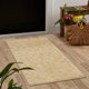 thumbnail image 5 of Alfombra de baño LEEVAN, lavable, 60 x 90 cm, algodón tostado, reversible, 5 of 7