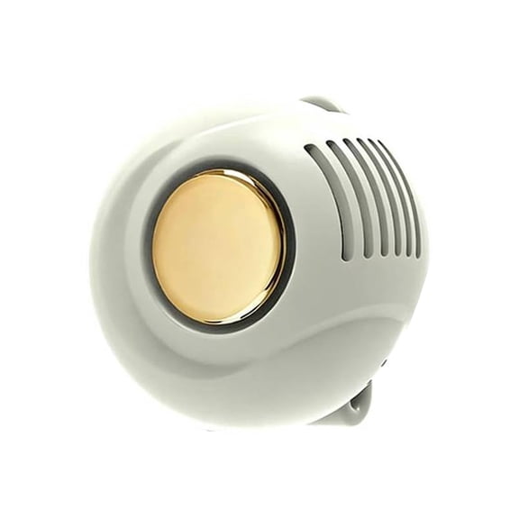 HUISZJ Portable Silent Mini Bladeless Electric Fan, 2026 New Portable Whirlwind Fan, 3-Speed Electric Fan for Outdoor Travel Office (Beige)