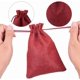 thumbnail image 3 of 30 bolsas de arpillera con cordón de 9,5 x 13,5 cm, pequeñas bolsas de arpillera para regalos, bodas, fiestas, manualidades, regalos, aperitivos y joyas, colores variados., 3 of 9