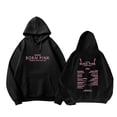 thumbnail image 1 of Kpop BLACKPINK Concert BORN PINK Kim Jisoo LISA Rosé Jennie Hombres/Mujeres Sudadera Con Capucha Púrpura Diseño Ayuda Ropa Misma Unisex Streetwear Chamarra Hip Hop Oversize Tops Gao Jiahui unisex, 1 of 2
