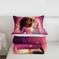 thumbnail image 5 of Erosebridal Cute Black Princess Full Size Comforter Sets,Cartoon Animal Unicorn Bedding Sets For Kids Girls,Reversible 3 Pieces, 5 of 7