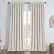 thumbnail image 1 of Cortinas Joydeco 2 Paneles 132x305 cm Terciopelo Opaco Blanco, 1 of 9
