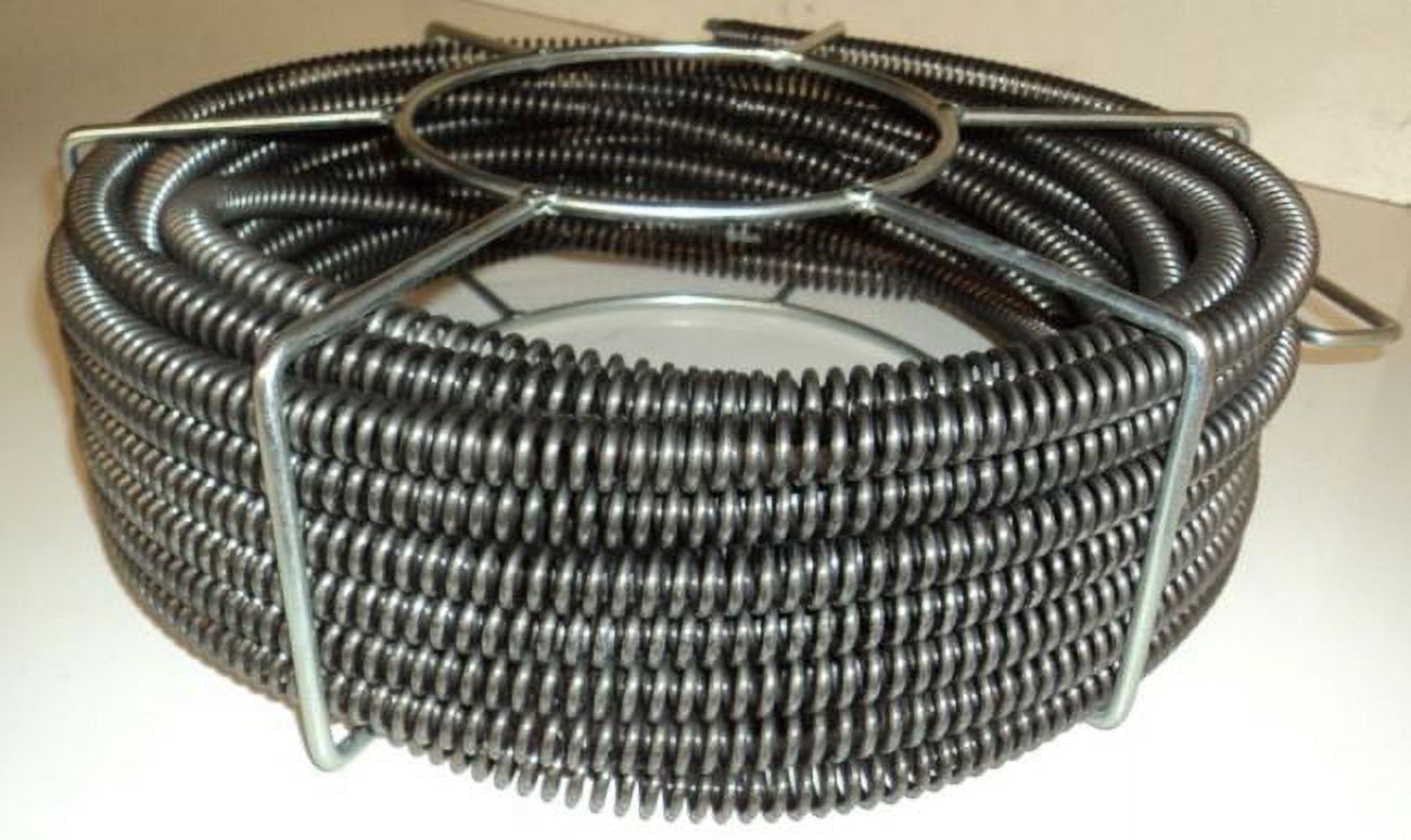 IMeshbean 60' X 5/8" Drain Cleaning Cable, No Core, Auger Snake, Sewer Pipe