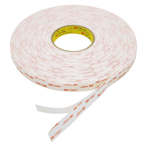 3M VHB Tape [45 mil / low surface energy] (4952): 3/4 in. x 36 yds. (White)