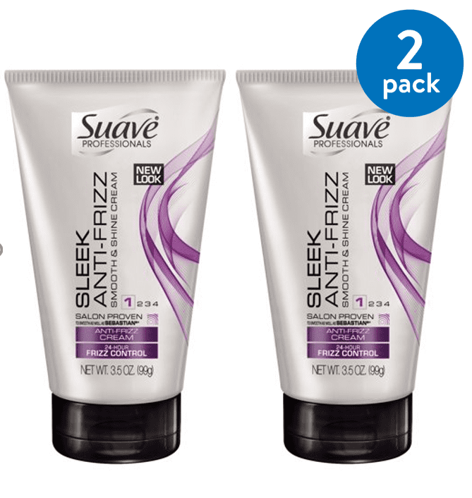 2 Pack Suave Professionals Sleek Anti Frizz Cream 3 5 Oz