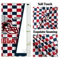 thumbnail image 4 of New England Football Team Blackout Curtain Panels, 72x63 Inch Room Darkening Curtains, 2 Panels for Bedroom Living Room Window Treatment, 4 of 7