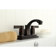 thumbnail image 3 of Kingston Brass KB4645NDL NuvoFusion 4 in. Centerset Bathroom Faucet, Oil Rubbed Bronze, 3 of 5