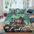 thumbnail image 2 of Dalia y el Libro Rojo Conjunto de sábanas temático, trío de piezas, cómodo y amigable con la piel, diseño único, regalo de decoración para el hogar para familiares, amigos y fans,135cm *200cm, 2 of 6