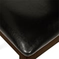 thumbnail image 5 of Furniture of America Egnew Faux Leather Padded Bar Stool in Black (Set of 2), 5 of 6