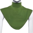 thumbnail image 1 of Camisa con cuello falso, bufanda con cuello falso, modal OM402, diseño elegante, fácil de usar, 1 of 6