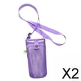 thumbnail image 1 of 6 fundas para botellas de agua deportivas, bolsa de malla con correa, con bolsa ligera 2 piezas, 1 of 8