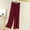 Wine, variant on Dianli 2PC Women Fleece Elastic Waist Pajama Pants Lounge Bottoms Soft Warm Casual Home Sleepwear Relaxed Fit Pocketed Drawstring Comfortable Loungewear Machine Washable Easy Care Cozy Nightwear