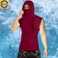thumbnail image 2 of BUIGTTKLOP Sleeveless Shirts for Mens Hooded Tank Tops with Face Mask Sun Protection Hoodies Lightweight Athletic Shirt, 2 of 6