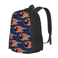 thumbnail image 2 of Daiia Bowling Ball And Flame Backpack for Men and Women -Durable Backpack Large Capacity, Water-Resistant Bag with Adjustable Straps and Laptop Compartment, 2 of 9