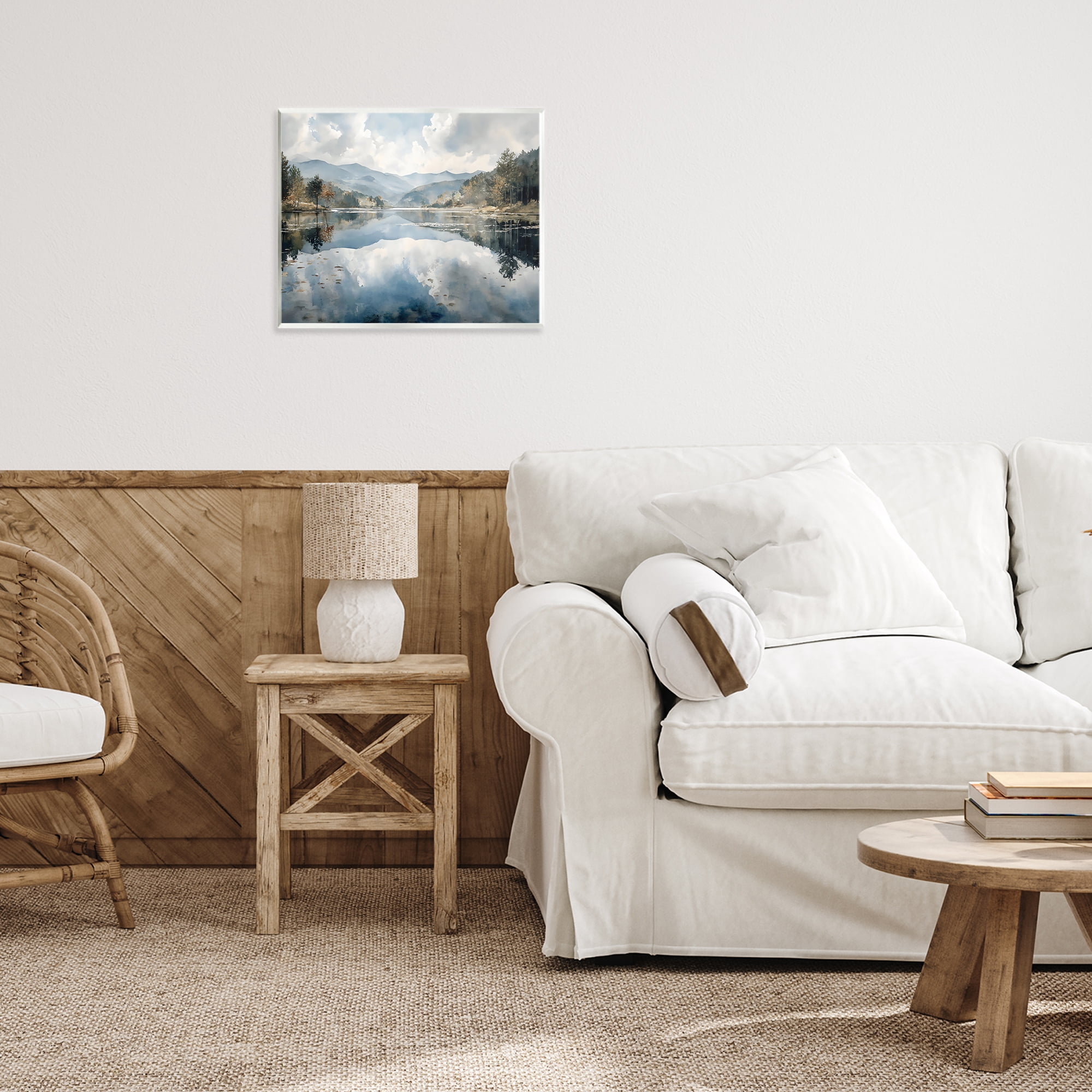 Stupell Industries Nature's Reflection on Mountain Lake Wall Plaque Art, design by Franklyn Gregory