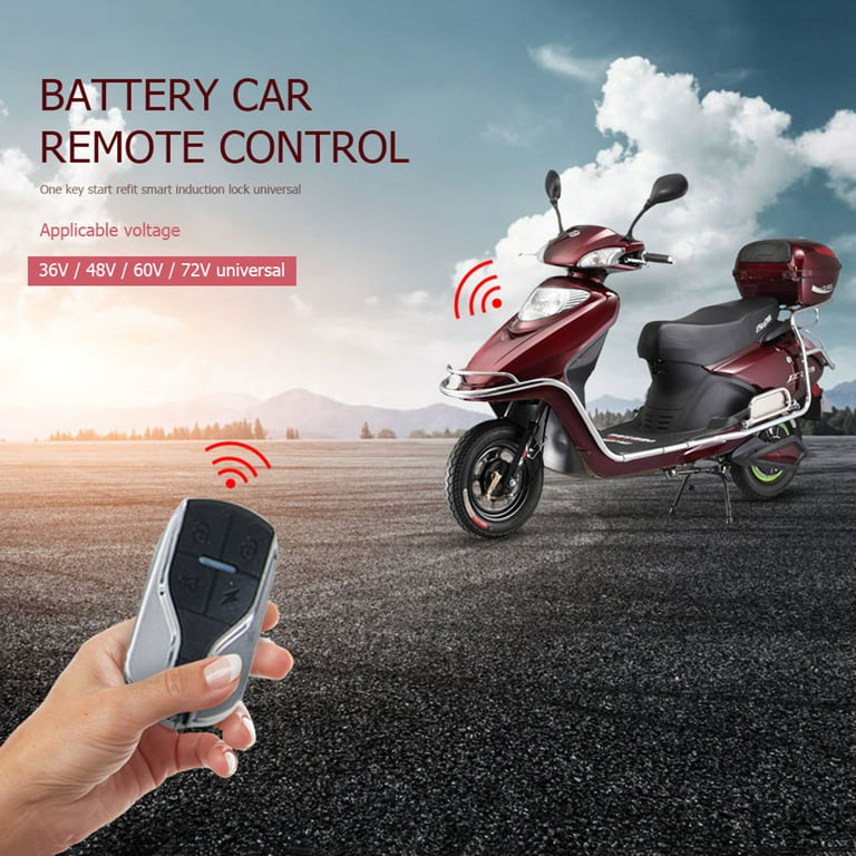 Anti-Theft E-bike Alarm System Electric Scooter Security Remote Control  Alert