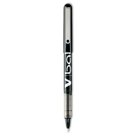 Vball Liquid Ink Roller Ball Pen, Stick, Fine 0.7 Mm, Black Ink, Black Barrel, Dozen | Bundle of 2 Dozen