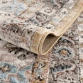 thumbnail image 5 of Hauteloom Albie Oriental Persian Living Room, Bedroom Area Rug - Traditional Medallion Carpet - Beige, Gold, Cream, Brown, Blue, Pink - 7'10" x 10', 5 of 13