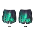 thumbnail image 3 of Daiia Northern Lights 2 Pattern Women's 2 in 1 Running Shorts - Lightweight Athletic Workout Gym Yoga Shorts Liner with Phone Pockets-XX-Large, 3 of 7