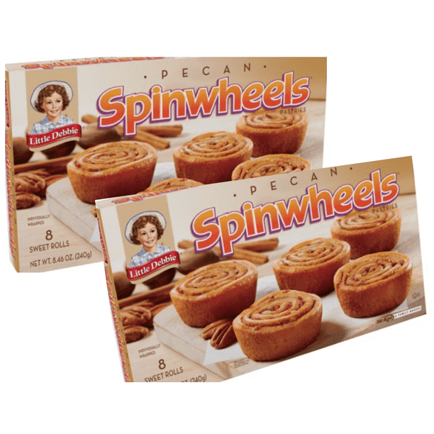Little Debbie Pecan Spinwheels, 8 ct, 8.46 oz 2pk