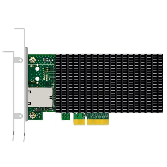 GLOTRENDS ST7381 1-Port 10G RJ45 Ethernet Network Card with Intel X550 Controller, PCIE 3.0 X4 Interface, Support Windows 11/10/Windows Server/Linux/E