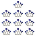 thumbnail image 5 of dianhelloya 10Pcs Golden Crown Rhinestone Nail Art Charms Dazzling Ins Style Manicure Craft Accessories for Nails Jewelry A, 5 of 8