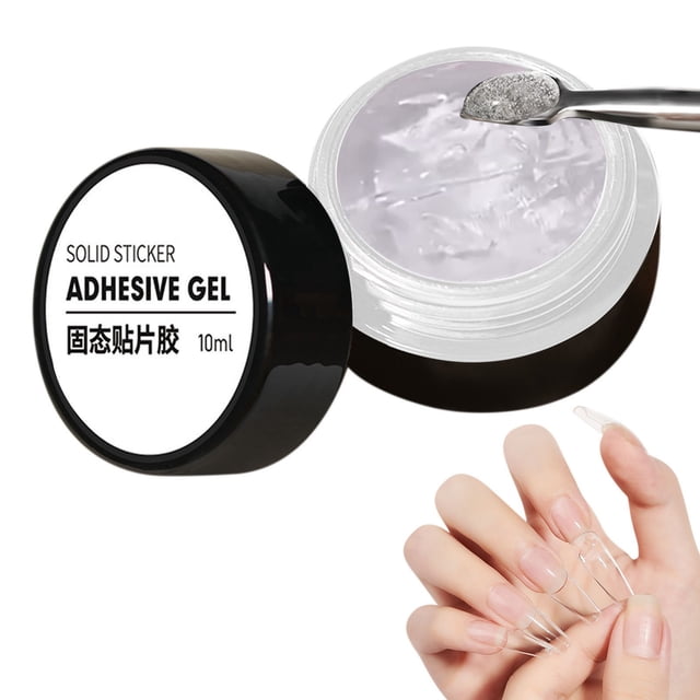 Press Nails Glue Nail Solid Glue Solid Nail Gel Glue For Press Nails And Soft Gel Nail Tips Solid Nail Glue Gel For Press Nails DIY Home Nail Glue
