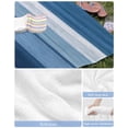 thumbnail image 6 of Blue Ombre Stripe Beach Towels Oversized Super Absorbent, Farmhouse Striped Modern Abstract Art Lightweight Bath Towel Quick Dry Sets For Bathroom/Pool/Rv Camping/Beach Play/Gym Room/Picnic 35"x70", 6 of 8